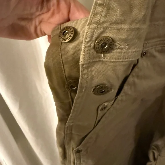 Duluth Trading Co Womens Brown Cargo Overalls durable work wear - Picture 5 of 9